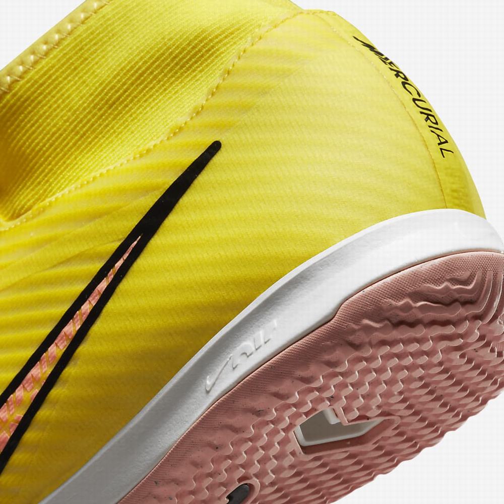 Nike Zoom Mercurial Superfly 9 Academy IC Női Focicipő Sárga Narancssárga | NI5260-F85
