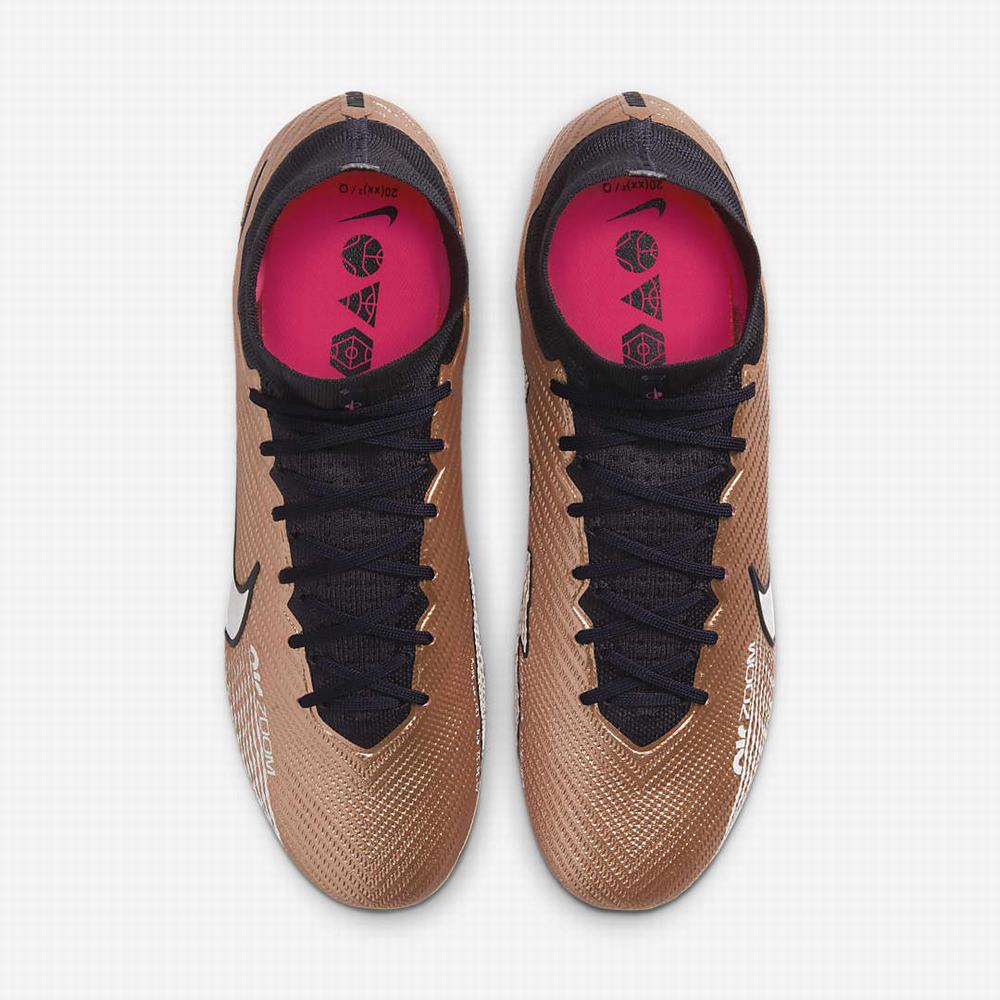 Nike Zoom Mercurial Superfly 9 Elite FG Firm-Ground Női Focicipő Metal Réz Metal Réz | NI0384-L52