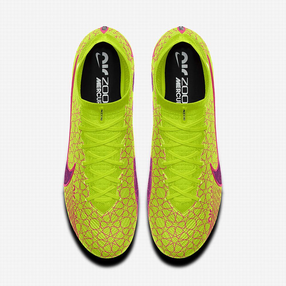 Nike Zoom Mercurial Superfly 9 Elite FG By You Firm-Ground Férfi Focicipő Színes | NI2087-N61