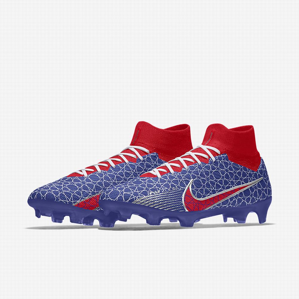 Nike Zoom Mercurial Superfly 9 Elite FG By You Firm-Ground Női Focicipő Színes | NI2689-Z48