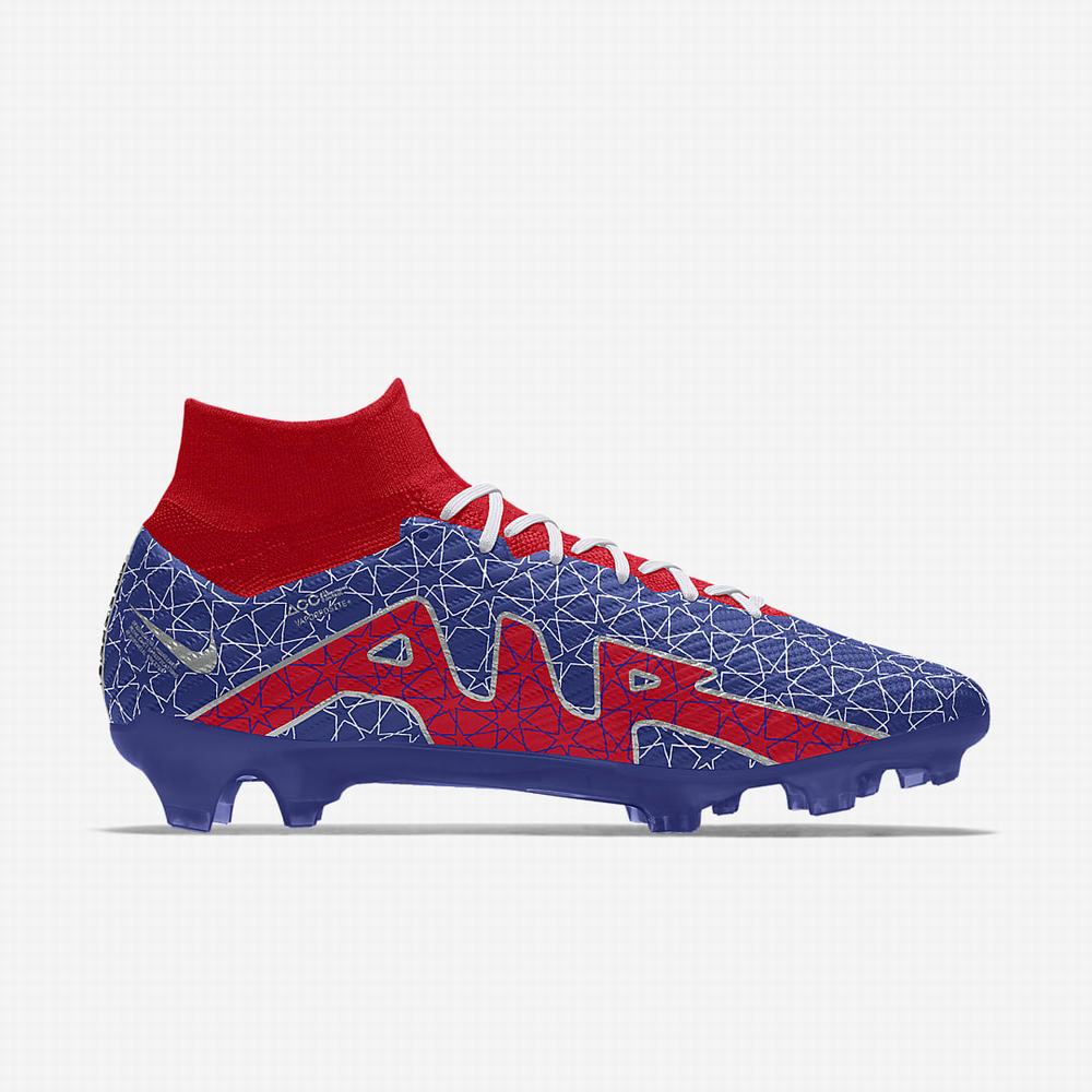 Nike Zoom Mercurial Superfly 9 Elite FG By You Firm-Ground Női Focicipő Színes | NI2689-Z48