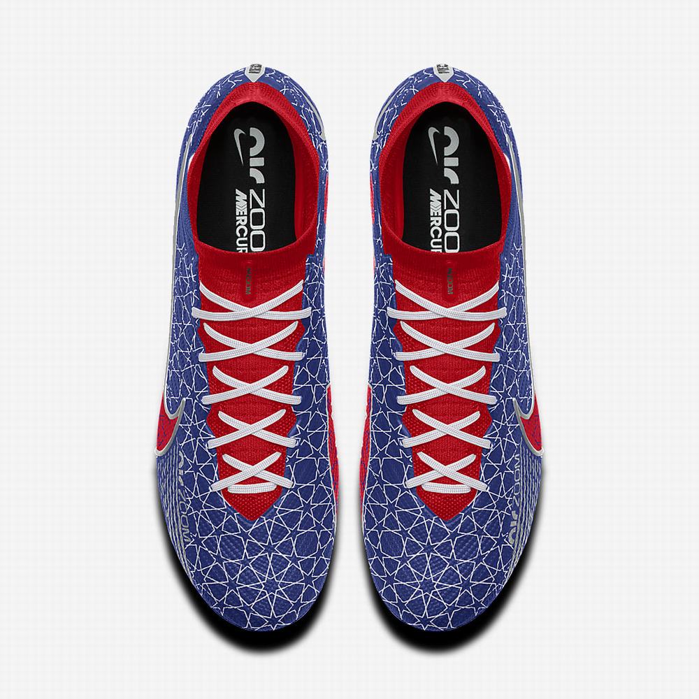 Nike Zoom Mercurial Superfly 9 Elite FG By You Firm-Ground Női Focicipő Színes | NI2689-Z48