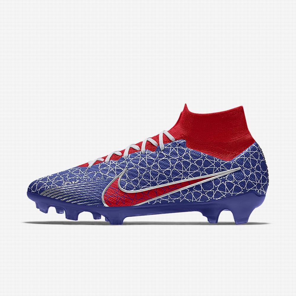 Nike Zoom Mercurial Superfly 9 Elite FG By You Firm-Ground Női Focicipő Színes | NI2689-Z48