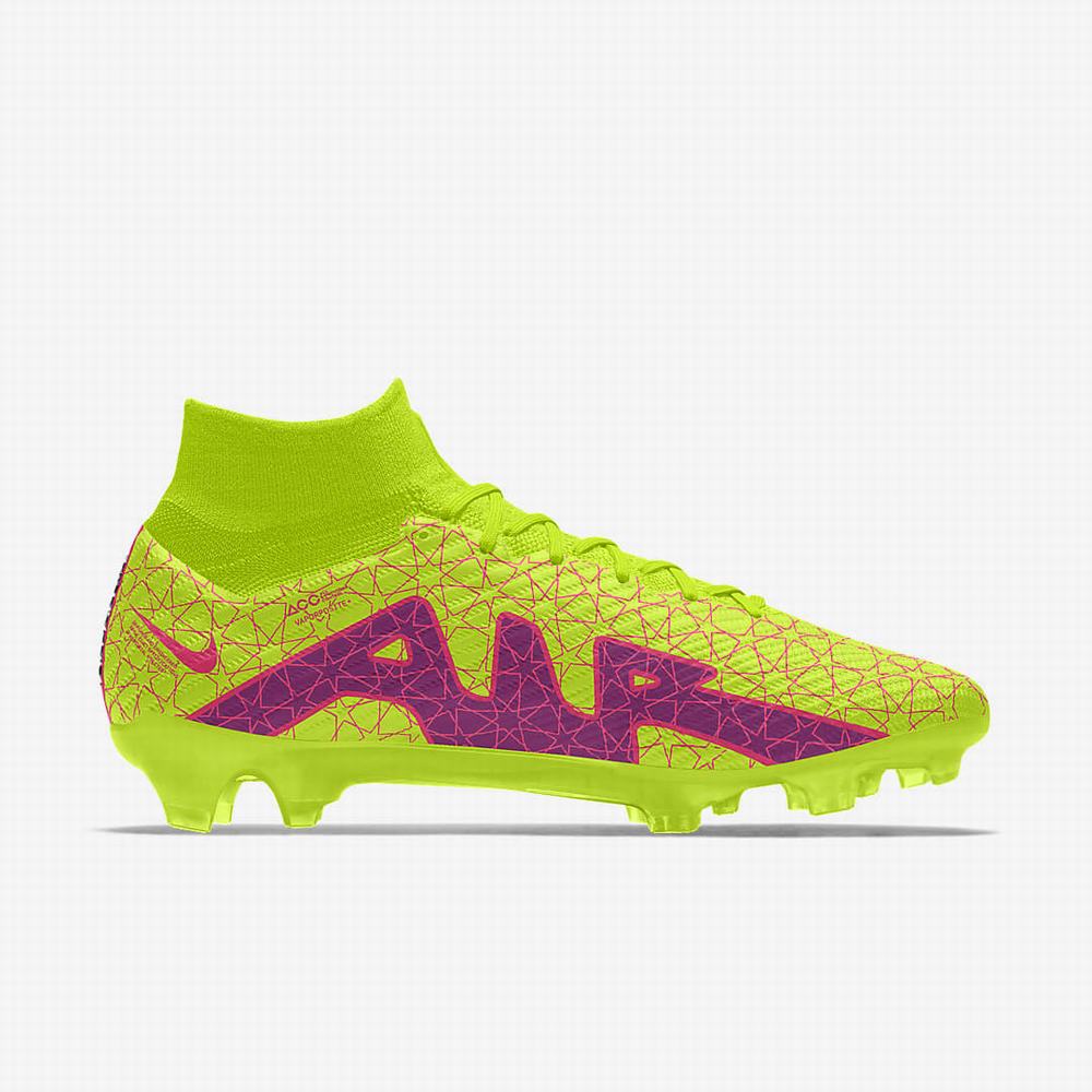 Nike Zoom Mercurial Superfly 9 Elite FG By You Firm-Ground Női Focicipő Színes | NI7968-P41