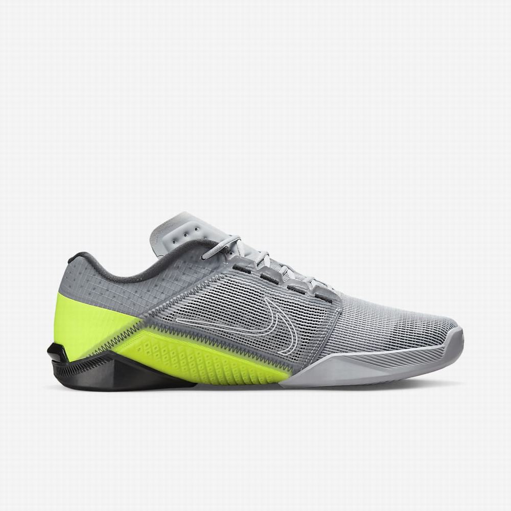 Nike Zoom Metcon Turbo 2 Férfi Edzőcipő Szürke Fekete Fehér | NI2867-L02
