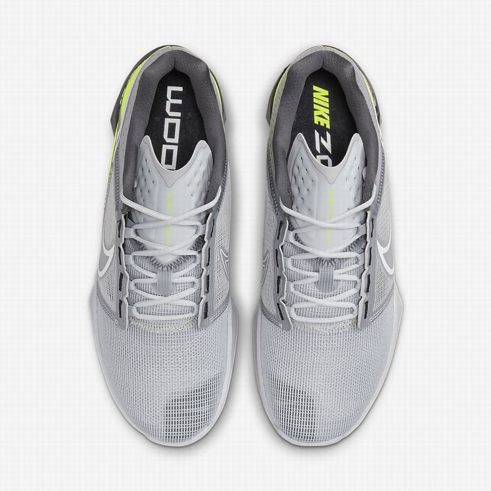 Nike Zoom Metcon Turbo 2 Férfi Edzőcipő Szürke Fekete Fehér | NI2867-L02