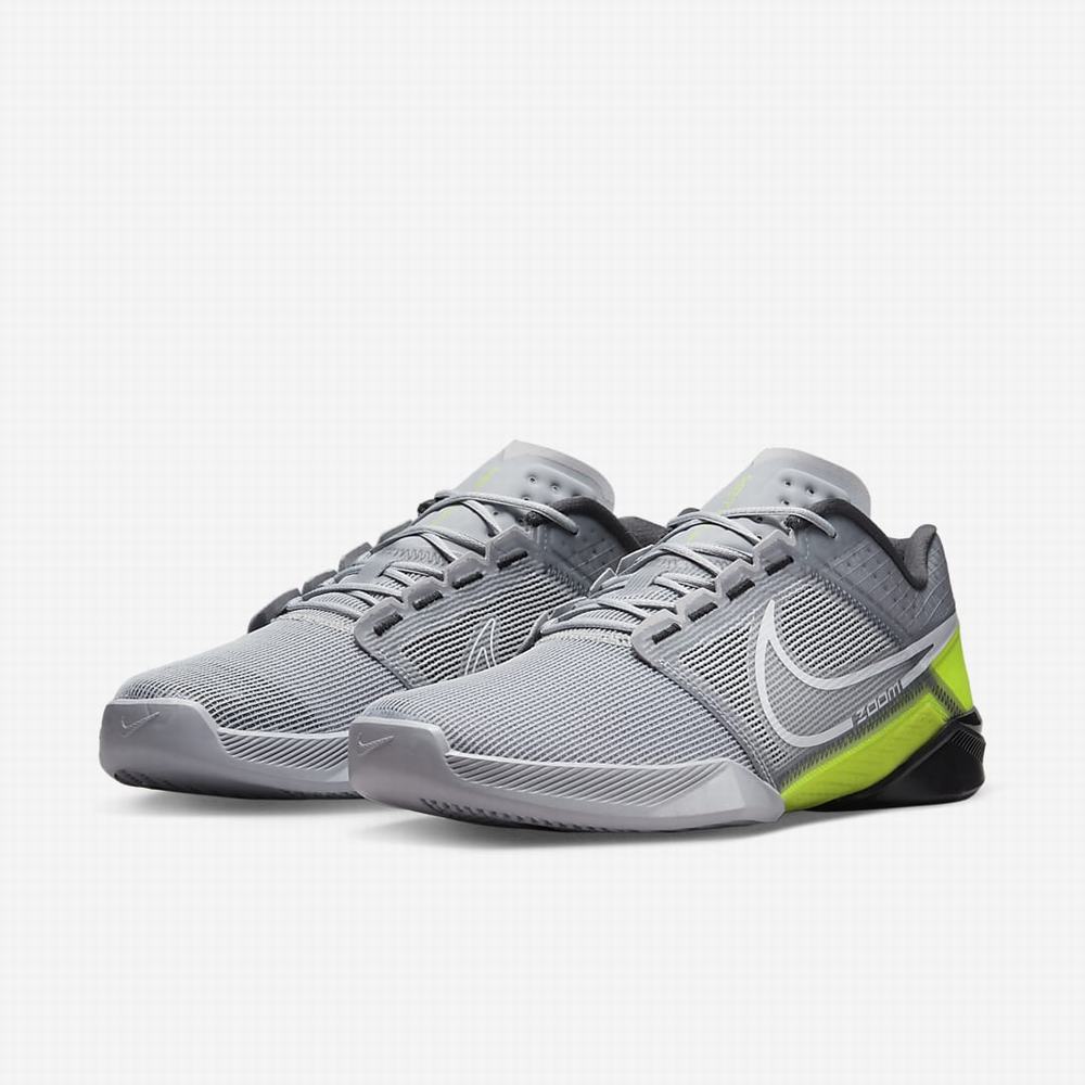 Nike Zoom Metcon Turbo 2 Férfi Edzőcipő Szürke Fekete Fehér | NI2867-L02