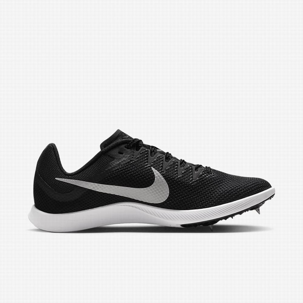 Nike Zoom Rival Férfi Szöges Cipő Fekete Sötétszürke Világos Szürke Metal Titán | NI0613-G35