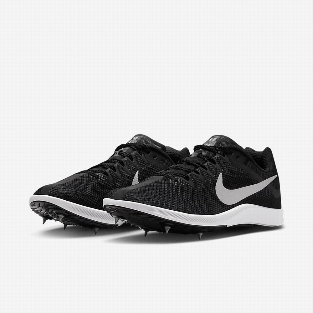 Nike Zoom Rival Férfi Szöges Cipő Fekete Sötétszürke Világos Szürke Metal Titán | NI0613-G35