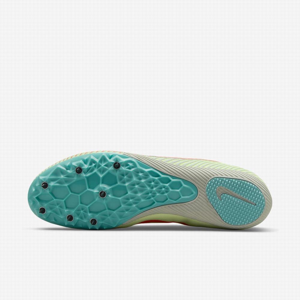 Nike Zoom Rival M 9 Női Szöges Cipő Zöld Türkiz Narancssárga | NI1902-J87
