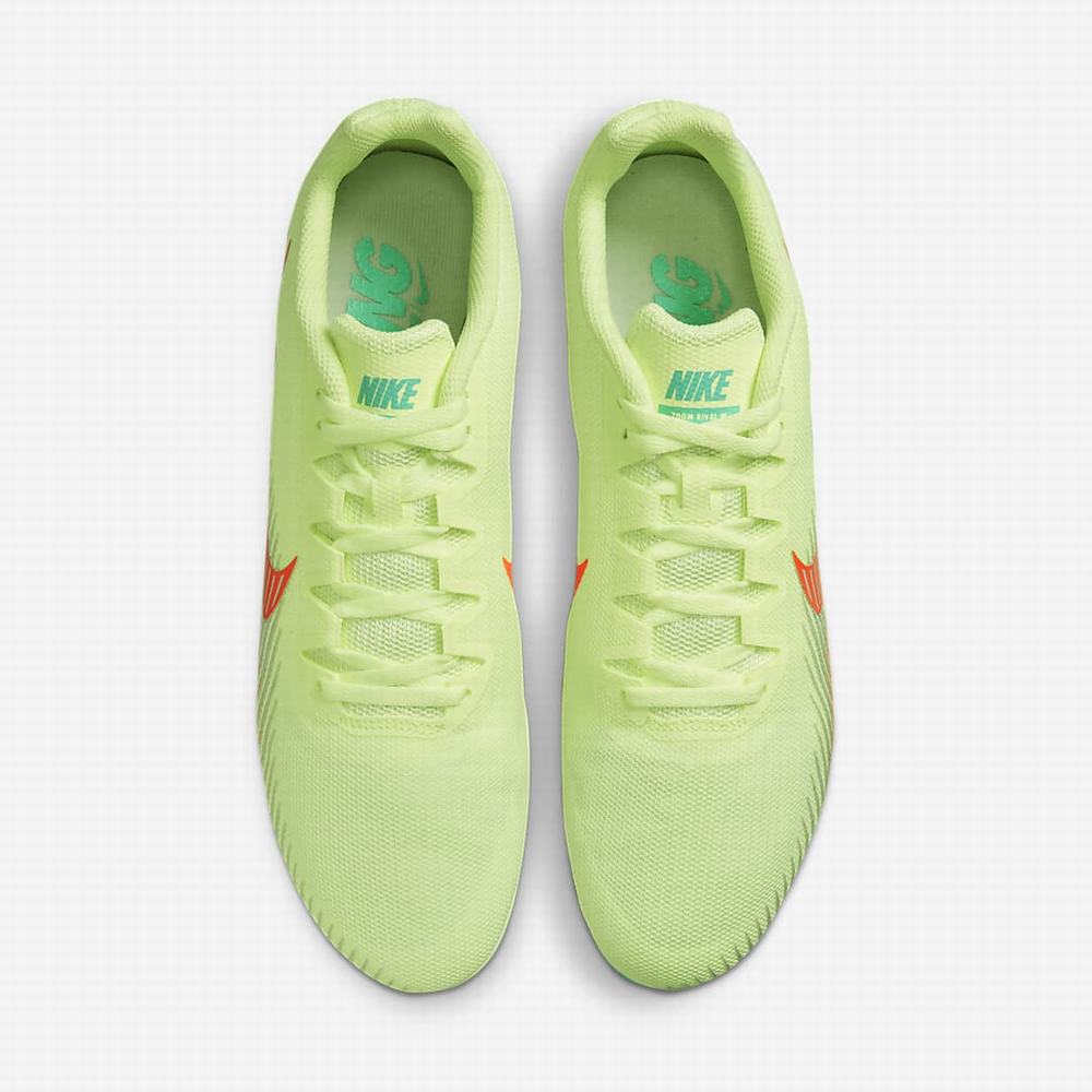 Nike Zoom Rival M 9 Női Szöges Cipő Zöld Türkiz Narancssárga | NI1902-J87