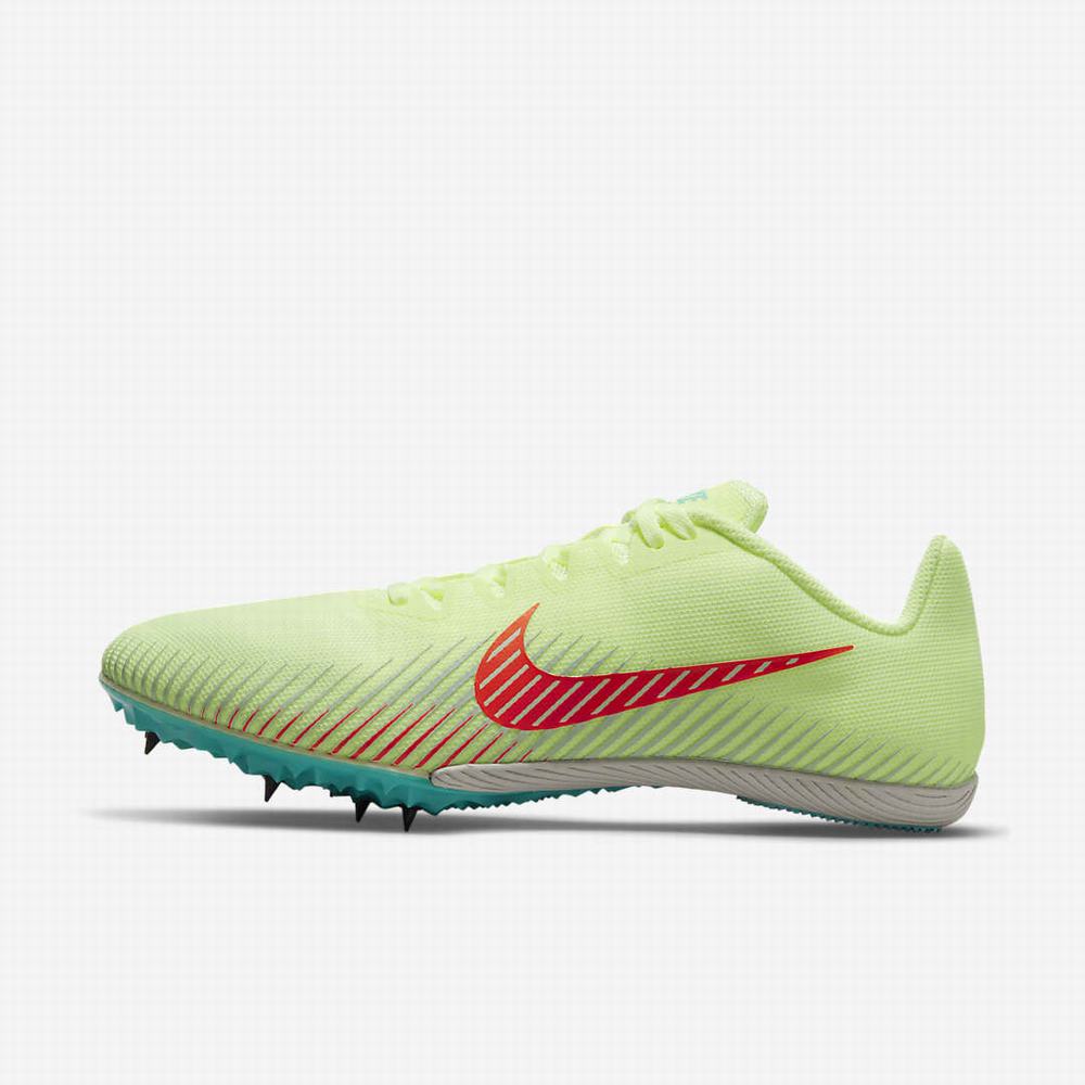 Nike Zoom Rival M 9 Női Szöges Cipő Zöld Türkiz Narancssárga | NI1902-J87