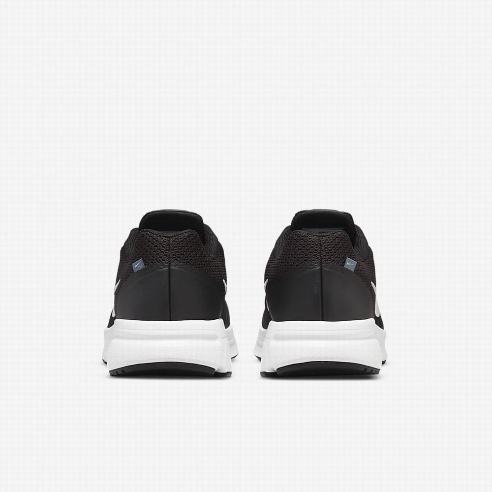 Nike Zoom Span 4 Férfi Futócipő Fekete Metal Szürke Szürke Metal Titán | NI1620-C87
