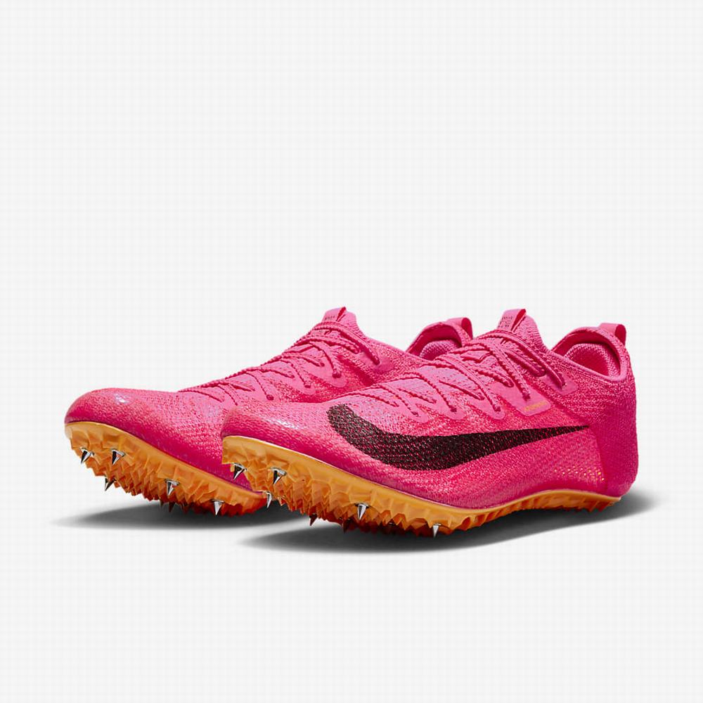 Nike Zoom Superfly Elite 2 Férfi Szöges Cipő Rózsaszín Narancssárga Fekete | NI6970-K08