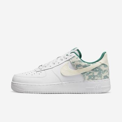 Nike Air Force 1 '07 LV8 Férfi Utcai Cipő Bézs Fehér Zöld | NI8496-Y13