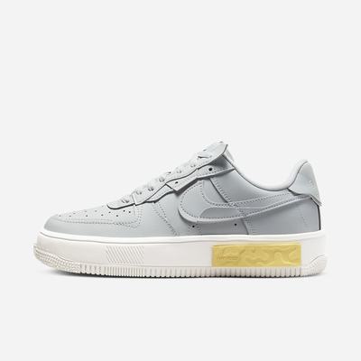 Nike Air Force 1 Fontanka Női Utcai Cipő Szürke Citrom Világoskék | NI3165-K52