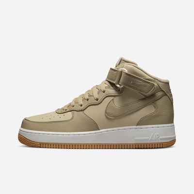 Nike Air Force 1 Mid '07 LX Férfi Utcai Cipő Szürke Világos Zöld Barna Fehér Szürke Világos Zöld | NI0124-Q85