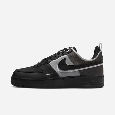 Nike Air Force 1 React Férfi Utcai Cipő Fekete Fehér Fekete | NI5670-G76
