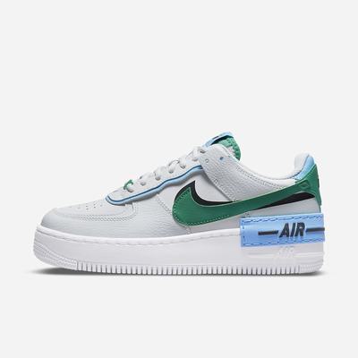 Nike Air Force 1 Shadow Női Utcai Cipő Szürke Fekete Kék | NI9104-R61