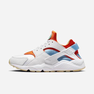 Nike Air Huarache Férfi Utcai Cipő Fehér Kék Narancssárga | NI1728-G52