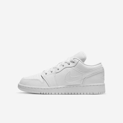 Nike Air Jordan 1 Low Gyerek Utcai Cipő Fehér | NI1289-M51