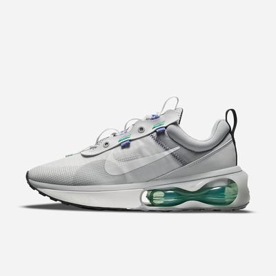 Nike Air Max 2021 Férfi Utcai Cipő Szürke Türkiz Szürke Fehér | NI4012-P04