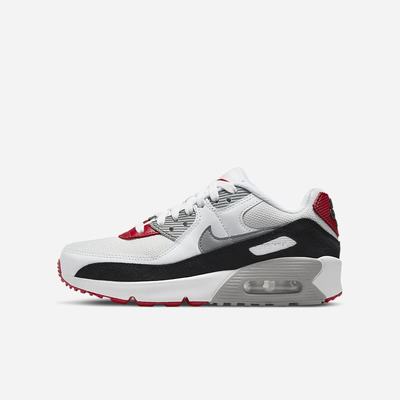 Nike Air Max 90 LTR Gyerek Utcai Cipő Fehér Fekete Platina | NI2956-F12