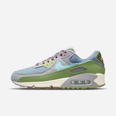 Nike Air Max 90 SE Férfi Utcai Cipő Kék Szürke | NI3056-L97