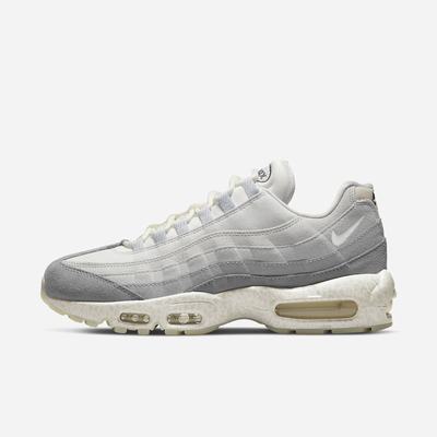 Nike Air Max 95 QS Férfi Utcai Cipő Fehér Szürke Szürke | NI1729-A42