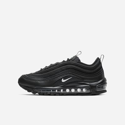 Nike Air Max 97 Gyerek Utcai Cipő Fekete Sötétszürke Fehér | NI2067-C59