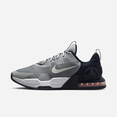 Nike Air Max Alpha Trainer 5 Férfi Edzőcipő Világos Szürke Obszidián Fehér Zöld | NI8906-J91
