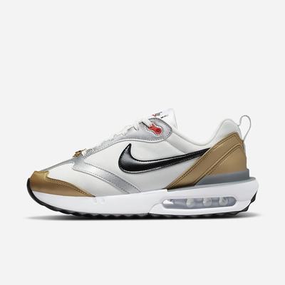 Nike Air Max Dawn SE Női Utcai Cipő Fehér Metal Arany Titán Fekete | NI2618-D61