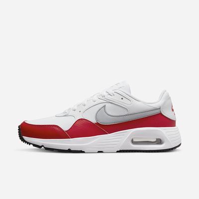 Nike Air Max SC Férfi Utcai Cipő Fehér Piros Fekete Szürke | NI3246-S80