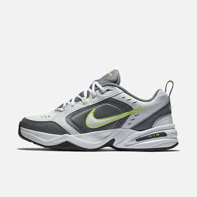 Nike Air Monarch IV Férfi Utcai Cipő Fehér Szürke Sötétszürke Fehér | NI0835-B80
