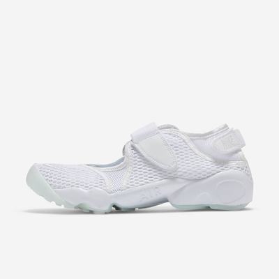 Nike Air Rift Breathe Női Utcai Cipő Fehér Platina | NI1783-J74