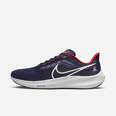 Nike Air Zoom Pegasus 39 (Arizona) Férfi Utcai Cipő Sötétkék Piros Fehér | NI1824-Z35