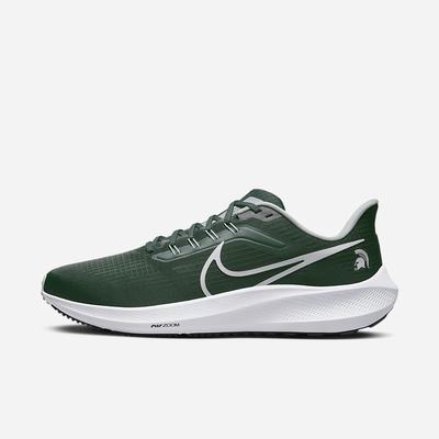Nike Air Zoom Pegasus 39 (Michigan State) Férfi Futócipő Zöld Fehér | NI4526-D19