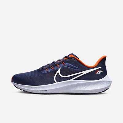 Nike Air Zoom Pegasus 39 (NFL Denver Broncos) Férfi Futócipő Sötétkék Narancssárga Fehér | NI8145-A73