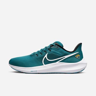 Nike Air Zoom Pegasus 39 (NFL Jacksonville Jaguars) Férfi Futócipő Zöld Fekete Fehér | NI4918-V06