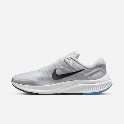 Nike Air Zoom Structure 24 Férfi Futócipő Platina Világos Kék Fehér Fekete | NI4706-Q09