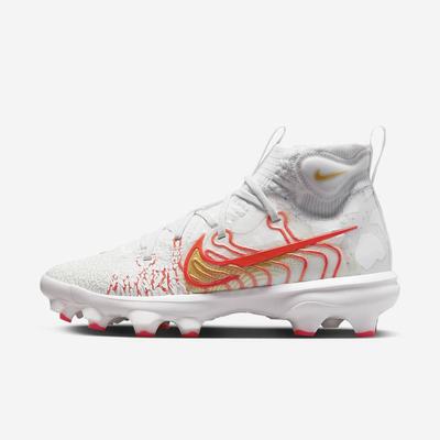 Nike Alpha Huarache NXT MCS Férfi Baseball Cipő Fehér Világos Piros | NI7942-D60