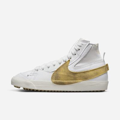 Nike Blazer Mid '77 Jumbo Férfi Utcai Cipő Fehér Arany | NI8920-N19