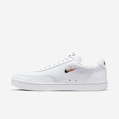 Nike Court Vintage Premium Férfi Utcai Cipő Fehér Narancssárga Fekete | NI3469-K64