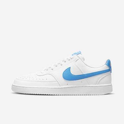 Nike Court Vision Low Next Nature Férfi Utcai Cipő Fehér Világos Kék | NI2371-B98