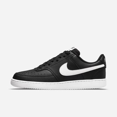 Nike Court Vision Low Next Nature Férfi Utcai Cipő Fekete Fehér | NI2703-S52