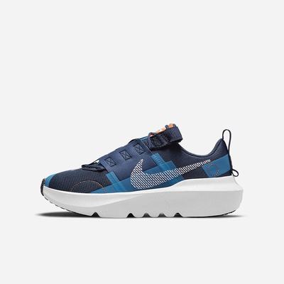 Nike Crater Impact Gyerek Utcai Cipő Sötétkék Narancssárga Királykék Fehér | NI5697-P35