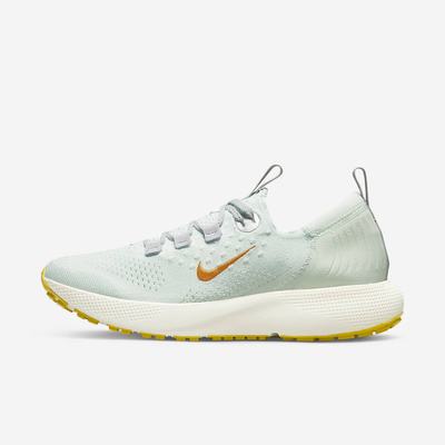 Nike Escape Run Flyknit Női Futócipő Zöld Szürke Platina | NI5296-X05