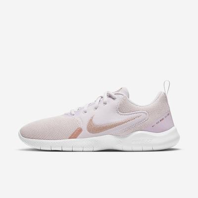 Nike Flex Experience Run 10 Női Futócipő Világos Lila Fehér Metal Piros | NI8415-Q08