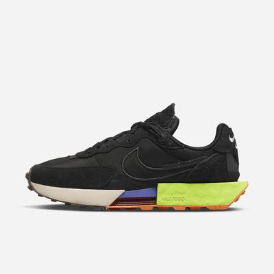 Nike Fontanka Waffle Női Utcai Cipő Fekete Sötétszürke Fekete | NI5064-K03
