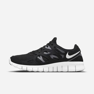 Nike Free Run 2 Női Utcai Cipő Fekete Sötétszürke Fehér | NI4730-S27